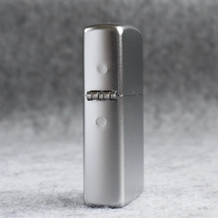 Bật lửa, hộp quẹt Zippo Mỹ Satin Chrome (mã 250) vân nhám chống trầy , hàng chính hãng  có giấy Hải Quan kèm đơn hàng