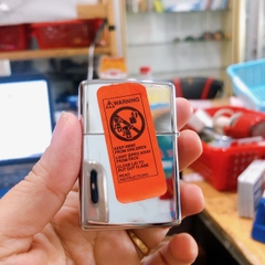 Bật lửa Zippo MỸ high polish chrome eblem đồng Australia, sản xuất 1994, Hàng chính hãng