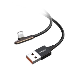 Dây sạc  nhanh Pisen USB-A to L Super Mini  1200mm (L-Game ) 2.4A, model: AL27-1200 - Hàng chính hãng, bảo hành 24 tháng