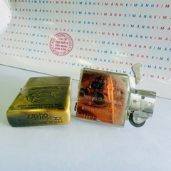 Bật lửa Zippo Mỹ Brass MANUFACTURING XV, Cam kết hàng chính hãng có giấy Hải quan gửi kèm đơn hàng
