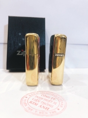 Bật lửa, hộp quẹt Zippo Armor vỏ dầy, khắc chìm mặt trước Cô Gái, mặt sau nụ hôn, Hàng loại 1 vỏ bằng đồng có em đỏ
