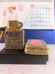 Bật Lửa Zippo Khắc ăn mòn chữ BEAST Kiếm, có tem đỏ