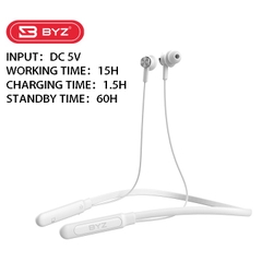 [Mã ELHACE giảm 4% đơn 300K] TAI NGHE BLUETOOTH 2 TAI BYZ B16 -vòng cổ, hổ trợ thẻ nhớ, Chính hãng bảo hành 12 tháng