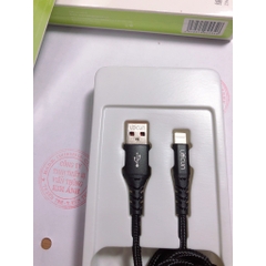 2m -Lightning -Dây sạc nhanh Lecun HT 20 dòng điện 5V- 5A  chuôi lightning, dây dù dài 2m - Hàng Chính Hãng