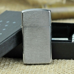 Bật lửa Zippo Slim Mỹ Brushed Sand 1600, hàng chính hãng có giấy nhập khẩu gửi kèm theo đơn hàng