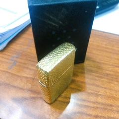 Bật lửa Zippo Armor Mỹ gõ búa 5 mặt mẫu hoa mai, Hàng chính hãng