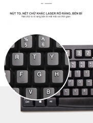 Bàn phím máy tính có dây Newmen E007 ( KB705)– Business Office E007, Đen-Multimedia, Hàng chính hãng