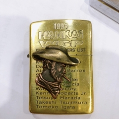 Eblem Zippo Mỹ chủ đề Cowboy Chuẩn Zin Đồng thau Solid Brass, và đồng đỏ Copper
