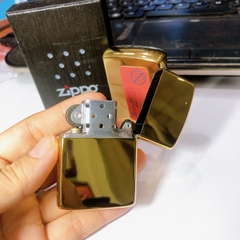 Bật lửa, hộp quẹt Zippo Armor vỏ dầy khắc ăn mòn đổ sơn chủ đề Mắt Rồng Đỏ, Vỏ bằng đồng có tem đỏ