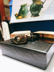 BẬT LỬA ZIPPO MỸ 204, Solid Brass KHẮC ĂN MÒN Full nắp chủ đề AIRBORNE, Hàng chính hãng