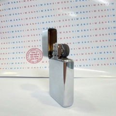 Bật lửa Zippo Mỹ Slim Brushed Chrome, hàng chính hãng có giấy nhập khẩu gửi kèm theo đơn hàng