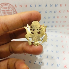Tấm dán Eblem trang trí Zippo chủ đề U.S Army ( Quân Sự), chất liệu đồng thau Solid Brass, hàng chuẩn zin Mỹ