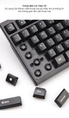 Bàn phím máy tính có dây Newmen E007 ( KB705)– Business Office E007, Đen-Multimedia, Hàng chính hãng