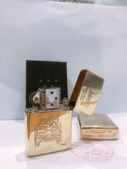 Bật lửa, hộp quẹt Zippo Armor vỏ dầy, khắc chìm xe JEEP ( mẫu mới), Hàng loại 1 vỏ bằng đồng có tem đỏ