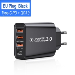 Củ sạc Power Charger AR-890, 3USB + PD, dòng điện 3.5A, Kim Ánh bảo hành 12 tháng, bao đổi trả