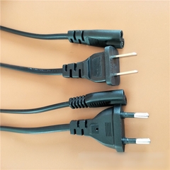 Dây nguồn AC đuôi số 8 2 lỗ, dài 1.5 mét, dùng cho loa kéo, đèn sạc, quạt sạc, máy in...