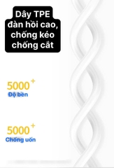 Dây sạc 3A LI-TOP LX33 chân Micro (Túi), dòng điện 5V-3A, Kim Ánh cho dùng thử 30 ngày, bảo hành chính hãng 12 tháng