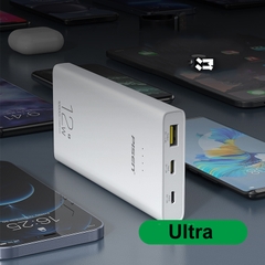 Pin Sạc dự phòng PISEN Electric Library 10000mAh, 12W (TS-D324), màu trắng, bảo hành 24 tháng