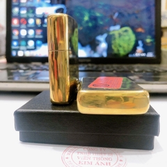 Bật lửa, hộp quẹt Zippo Armor vỏ dầy khắc ăn mòn mẫu cô gái Nhật gangster, Hàng loại 1 vỏ bằng đồng, có tem đỏ