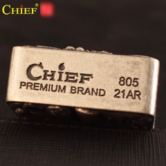 Hộp quẹt, bật lửa Chief chủ đề Voi Sáu Ngà hàng loại 1 cao cấp vỏ bằng đồng