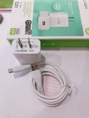 TypeC- Bộ sạc Lecun C21, dòng điện 2.1A, chuôi Type C