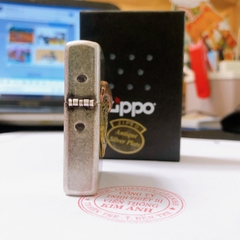 Bật lửa Zippo Mỹ Antique chrome Eblem Cowboy, Hàng chính hãng