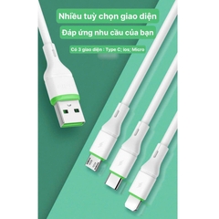 Dây sạc nhanh LI-TOP LX11 chân MIcro (Túi) công suất 66W, Kim Ánh cho dùng thử 30 ngày, bảo hành 12 tháng