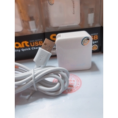 Bộ Sạc nhanh Koracell 2.4A chân L (2 cổng USB), check Qr kiểm tra hàng chính hãng, bảo hành 12 tháng