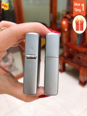 Bật lửa, hộp quẹt ZIPPO Chu Niên Satin trơn chống trầy, Kim Ánh nhập hàng cao cấp vỏ bằng đồng có dán tem đỏ