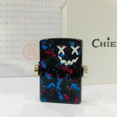 Bật lửa CHIEF chính hãng xoay 360 độ chủ đề Nhăn Nhó, Kim Ánh nhập hàng chính hãng vỏ bằng đồng