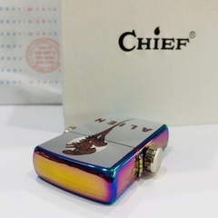 Bật lửa CHIEF chủ đề Sinh Vật đặc biệt, Kim Ánh nhập hàng chính hãng vỏ bằng đồng càng dùng càng sáng bóng
