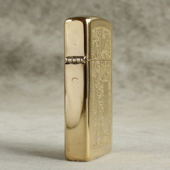 Bật lửa Zippo Slim Slim Mỹ chủ đề Hoa van Venice 1652B, hàng chính hãng có giấy nhập khẩu gửi kèm theo đơn hàng