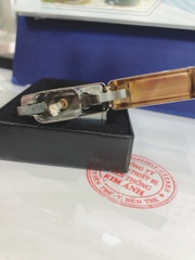 BẬT LỬA ZIPPO MỸ Platinum Plate- Mạ Bạch Kim, khắc ăn mòn hoa văn Ý, Hàng chính hãng