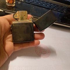 Bật lửa Zippo MỸ Brass, khắc ăn mòn các logo Quân Sự Mỹ, Hàng chính hãng