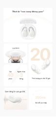 Tai nghe Bluetooth PISEN 60 True Wireless ( LV19JL ) màu trắng - Hàng chính hãng, bảo hành 18 tháng