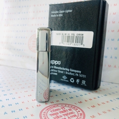 Bật lửa Zippo Slim Mỹ Silver Mirror 1610, hàng chính hãng có giấy nhập khẩu gửi kèm theo đơn hàng