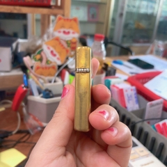 Bật lửa Zippo Mỹ Slim Brass Chu niên 32-89  Play trơn đơn giản, Hàng chính hãng