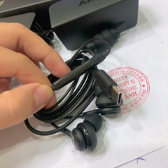 Tai nghe AKG linh kiện dùng cho Galaxy Note 10 - Note 10plus, chân cắm Type C, dây dù chống rối