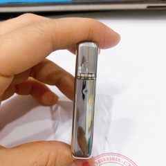 Bật lửa, hộp quẹt Zippo Mỹ Slim khắc laser Love Carl, mộc đáy ngược hiếm gặp, sản xuất 1985, Hàng chính hãng