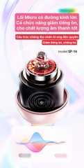 Micro Bluetooth Celebrat SP-16 hát Karaoke gia đình, âm thanh vòm Hifi, hàng chính hãng, cho dùng thử 30 ngày
