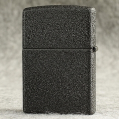 Quẹt Zippo MỸ Black Crackle mã 236 khắc ăn mòn đổ sơn chủ đề Cây Phú Quý , Hàng chính hãng