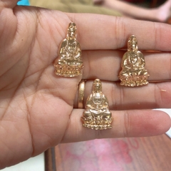 Miếng dán Eblem trang trí Zippo Mỹ chủ đề Quan Âm, chất liệu Đồng thau Solid Brass