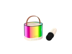 Loa Bluetooth Celebrat SP-18 kèm Micro hát Karaoke gia đình , âm thanh vòm, hàng chính hãng, cho dùng thử 30 ngày
