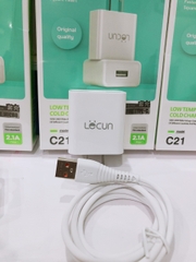 Ip- Bộ sạc Lecun C21, dòng điện 2.1A, chuôi Lightning