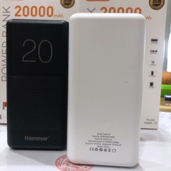 Sạc Dự Phòng Hammer H19 dung lượng 20000 mAh, Hàng chính hãng dùng rất bền và tốt
