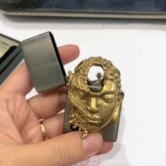 Eblem Ziippo Mỹ chủ đề THIÊN ÁC Chuẩn Zin, chất liệu Đồng thau Solid Brass