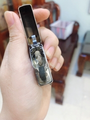 BẬT LỬA ZIPPO BẠC GIẢ CỔ THUẬN BUỒM XUÔI GIÓ -HỘP QUẸT ZIPPO