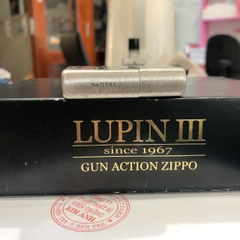 Bật lửa Zippo Mỹ Lunpin III, lacke bạc, khắc ăn mòn full nắp Mercedes Benz bản giới hạn, kèm phụ kiện, Hàng chính hãng