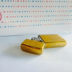Bật lửa Zippo Slim Mỹ Chính Hãng - 1 Mặt Sọc Dưa 1 Mặt Hoa Văn (Có Giấy Nhập Khẩu)