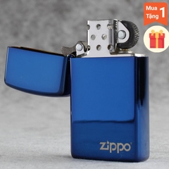BẬT LỬA ZIPPO MỸ SLIM Màu Xanh Sapphire Mã 20494ZL Hàng chính hãng